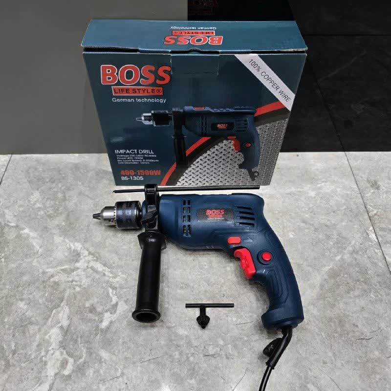 عکس شماره 2 : دریل چکشی برقی 13 میلی متری 220 ولت باس مدلbs-1305