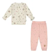 ست بلوز آستین بلند و شلوار راحتی نوزادی پی اند ای مدل 165019 