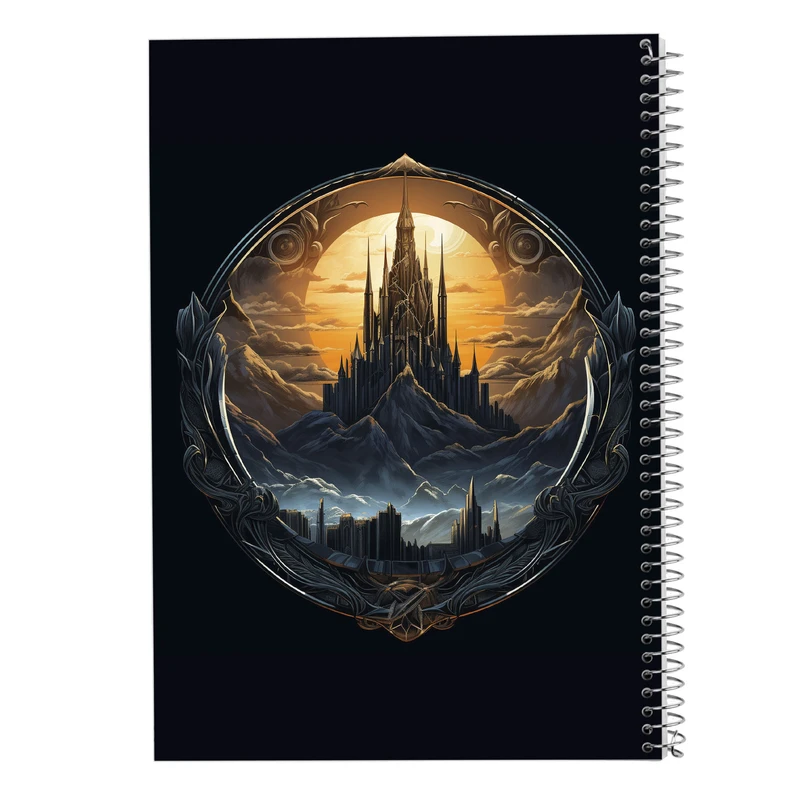 دفتر مشق 50 برگ مدوپد مدل  ارباب حلقه ها The Lord of the Rings کد DF3006