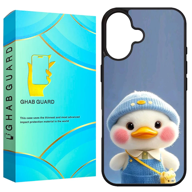 کاور قاب گارد طرح اردک مدل G16PL مناسب برای گوشی موبایل اپل iPhone 16 Plus