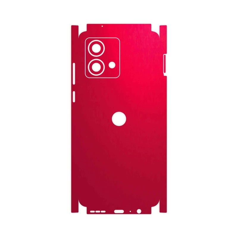 برچسب پوششی ماهوت مدل Matte-Warm-Red-FullSkin مناسب برای گوشی موبایل موتورولا Moto G84
