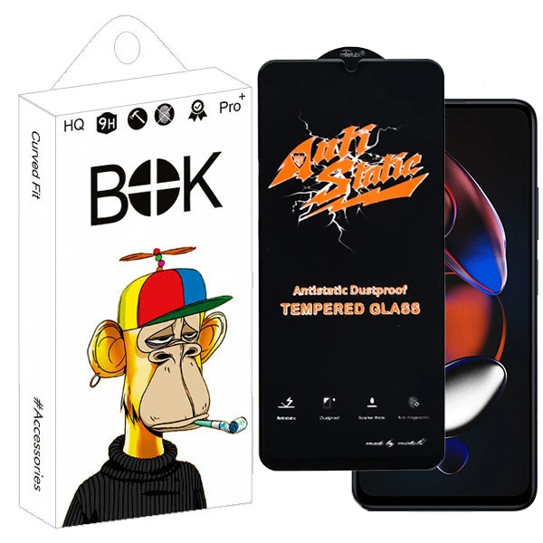 محافظ صفحه نمایش آنتی استاتیک بوک مدل Ovrex مناسب برای گوشی موبایل شیائومی Mi 12T Pro