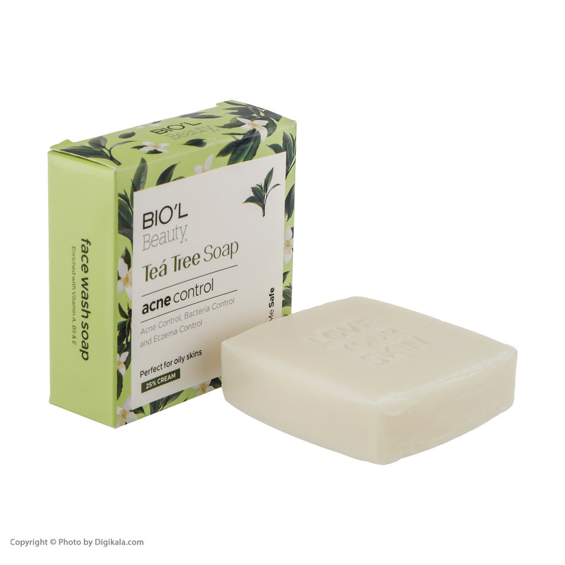صابون شستشو بیول مدل TEA TREE وزن 100 گرم صابون شستشو بیول مدل TEA TREE وزن 100 گرم