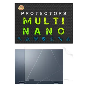 Multi Nano X-F1B Model Matte Back Protector For Asus ZenBook 14 Flip OLED UP3404 14 inch 2023 Laptop