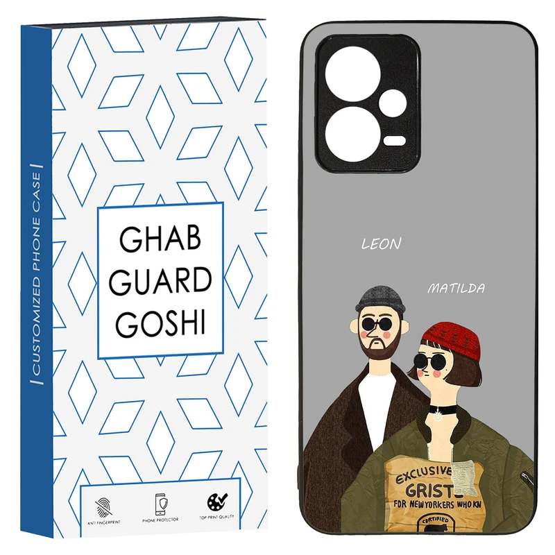 کاور قاب گارد گوشی طرح لئون و ماتیلدا کد TPU-095 مناسب برای گوشی موبایل شیائومی Redmi Note 12 5G / Poco X5 5G