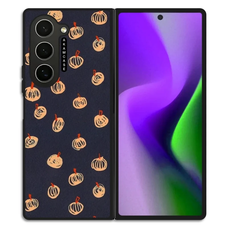 کاور آکام مدل AMC-WSGZFOLD6-PUMPKIN-22 مناسب برای گوشی موبایل سامسونگ Galaxy Z Fold 6