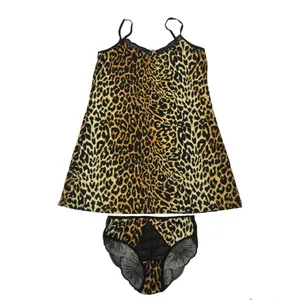 لباس خواب زنانه زنانه مدل پلنگی کد M 25-2