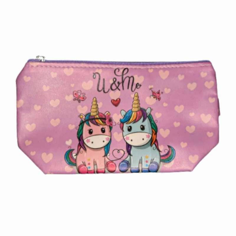کیف لوازم آرایش دخترانه مدل یونیکورن