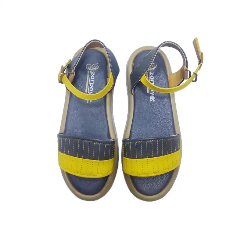 صندل زنانه زرپای کد 2 رنگ طوسی