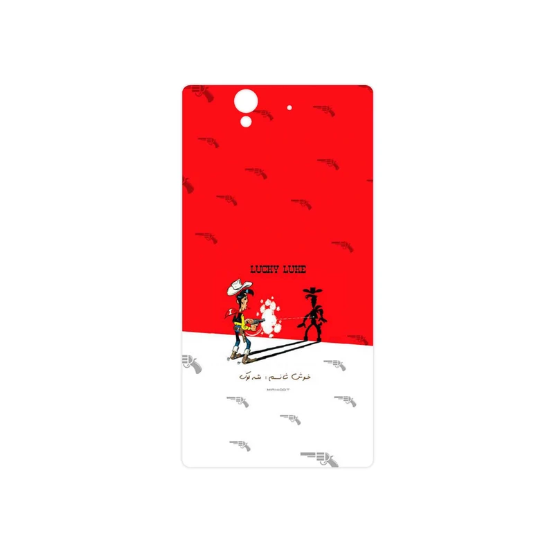 برچسب پوششی ماهوت مدل Lucky Luke مناسب برای گوشی موبایل سونی Xperia Z