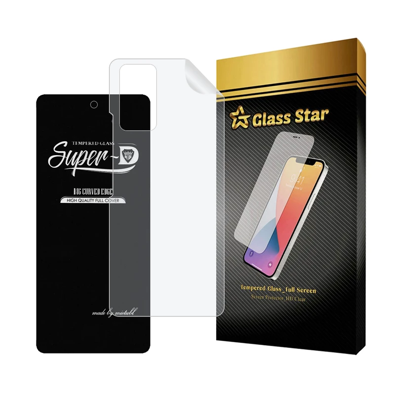 محافظ صفحه نمایش گلس استار مدل SUPNABKGS مناسب برای گوشی موبایل شیائومی Redmi Note 10 Pro 4G / Redmi Note 10 Pro Max 4G به همراه محافظ پشت گوشی