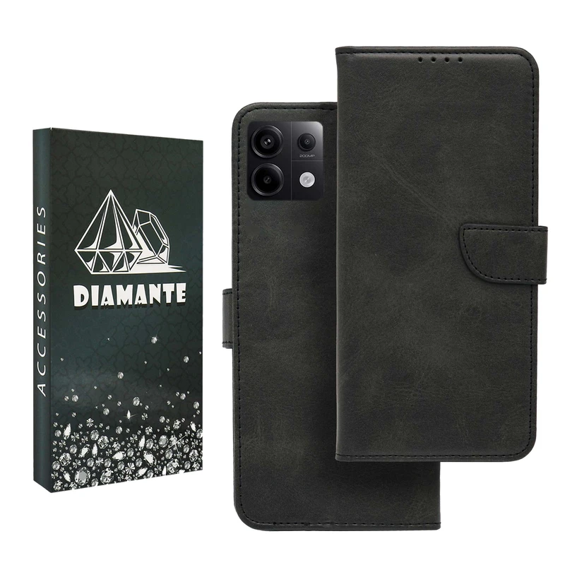 کیف کلاسوری دیامانته مدل Khoshi Bk مناسب برای گوشی موبایل شیائومی Redmi Note 13 Pro 5G 