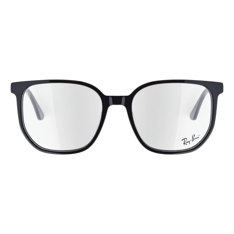 فریم عینک طبی مربعی ری بن مدل 0RB5411D-2000 مناسب برای صورت گرد، قلب و بیضی