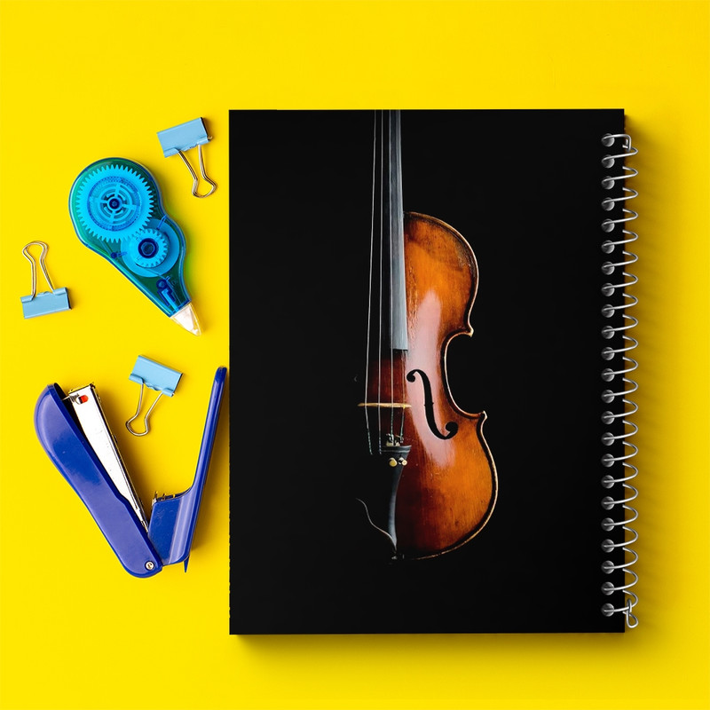 دفتر نت موسیقی 50 برگ خندالو مدل ویولن کد F1847