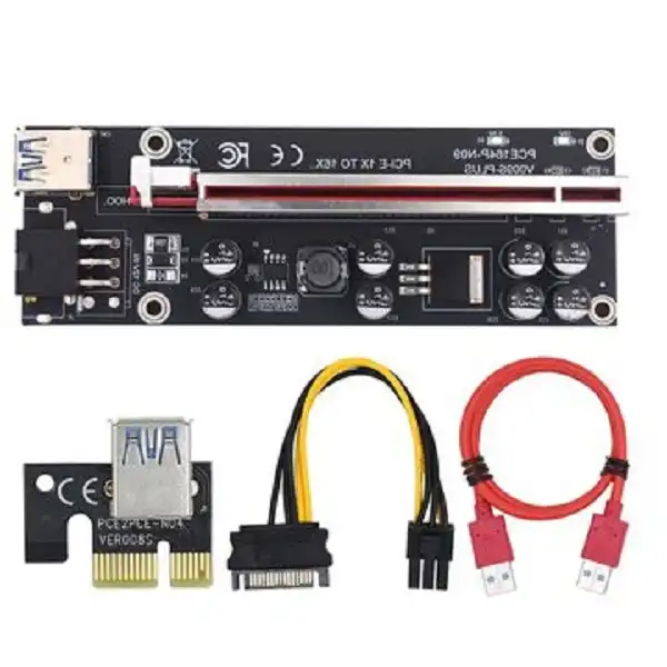 رایزر کارت گرافیک  تبدیل PCI EXPRESS 1X به 16X مدل 009s plus