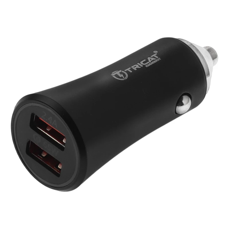 شارژر فندکی 65 وات دو پورت تریکت مدل TC-1024