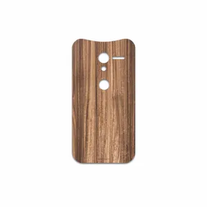 MAHOOT Light Walnut Wood Cover Sticker for Motorola Moto X
