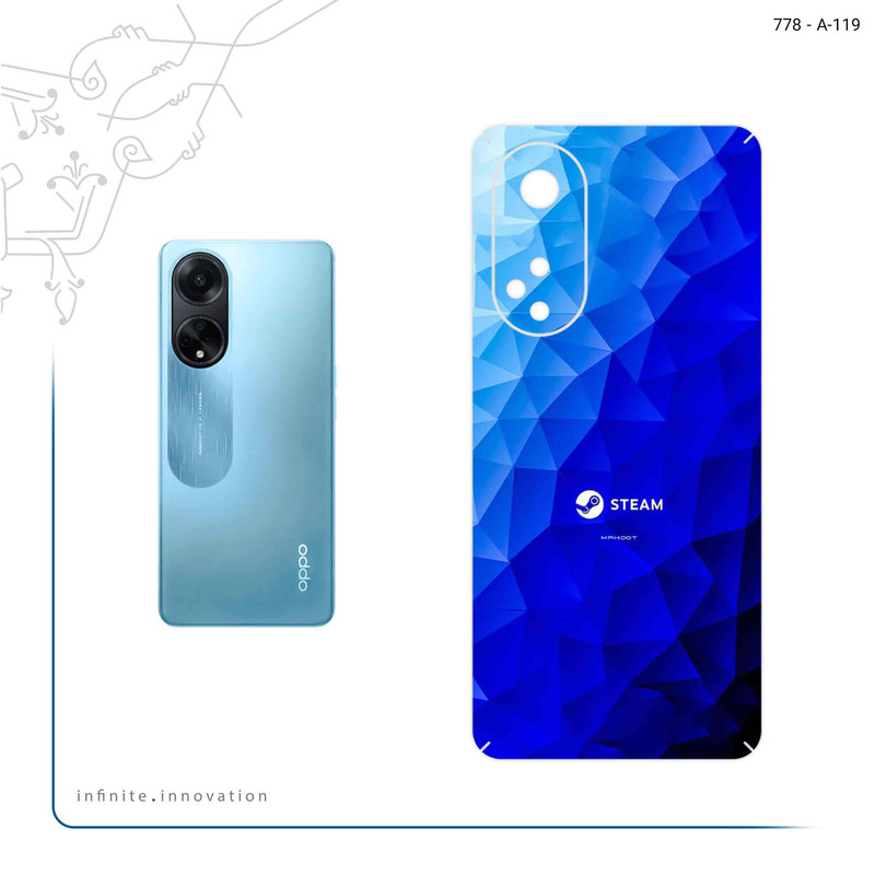 برچسب پوششی ماهوت مدل STEAM Game Consol مناسب برای گوشی موبایل اپو A98