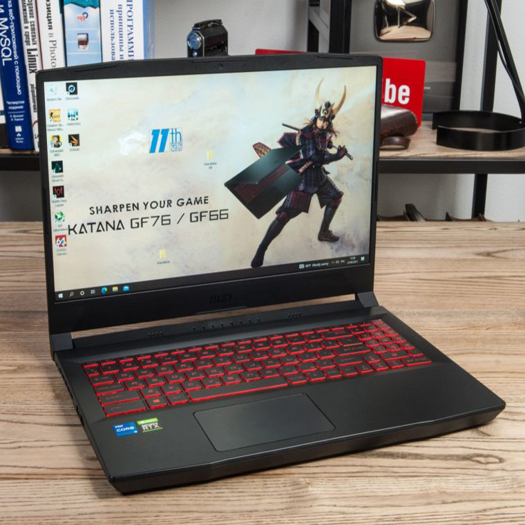 لپ تاپ 15.6 اینچی ام اس آی مدل GF66 KATANA 11UC لپ تاپ 15.6 اینچی ام اس آی مدل GF66 KATANA 11UC