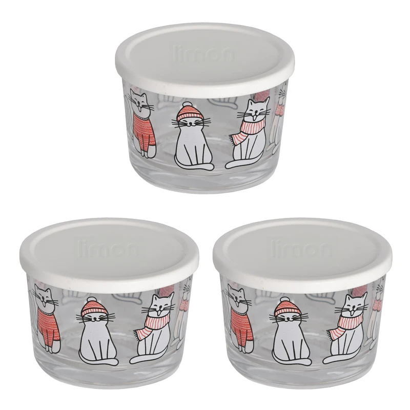 ظرف نگهدارنده لیمون کد 2068 مجموعه 3 عددی 