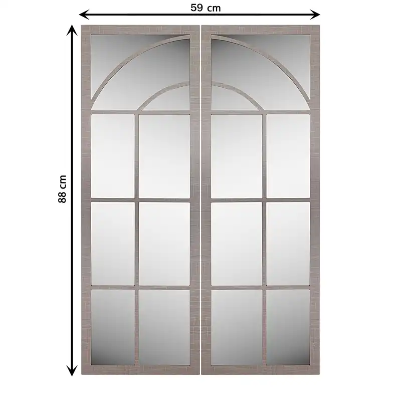 آینه مدل  نیم قد مرجان مجموعه 2 عددی