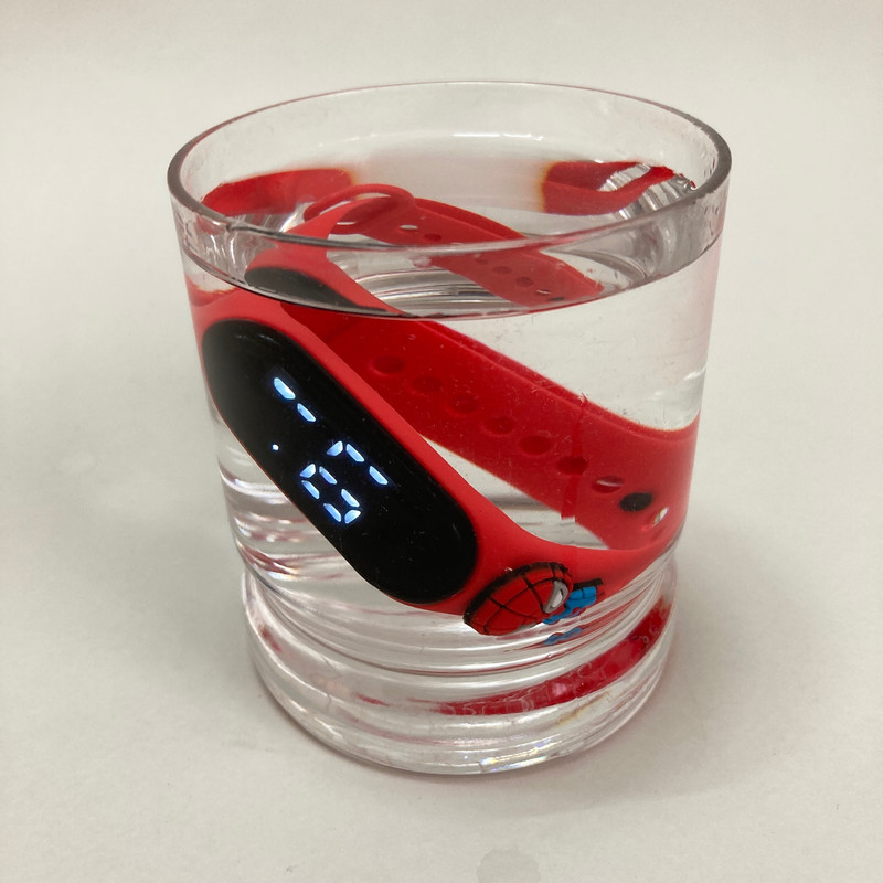 ساعت مچی دیجیتال مدل لمسی ضد آب طرح اسپایدرمن