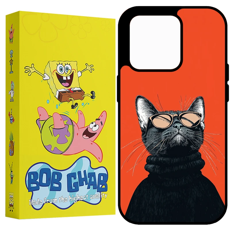 کاور باب قاب طرح گربه مدل BCP12PM مناسب برای گوشی موبایل اپل iPhone 12 Pro Max