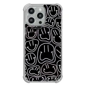 AKAM AMCWTA15PROMAX-HAPPY FACE4 Cover For Apple iPhone 15 Pro Max