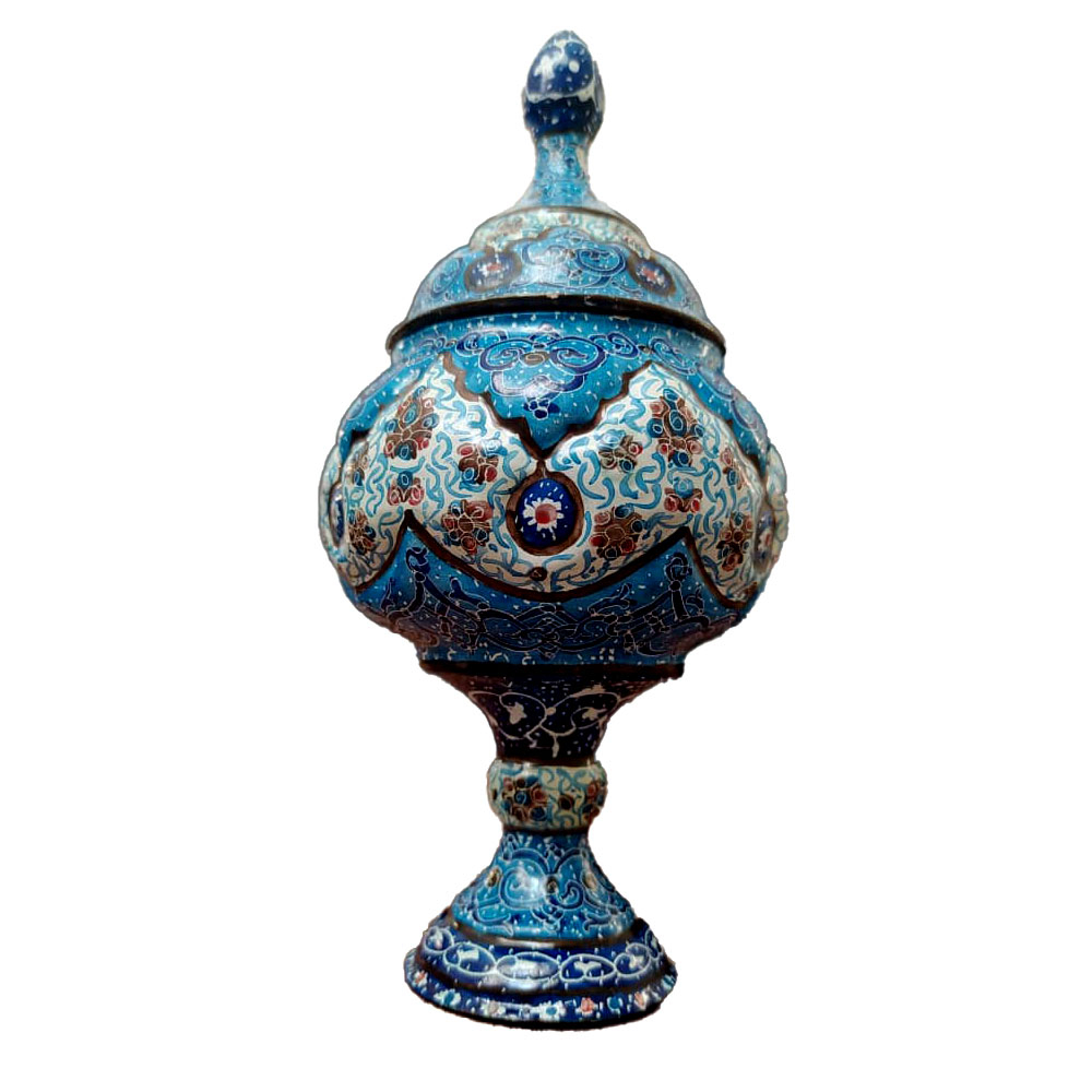 قندان میناکاری مدل اصفهانی کد 1016