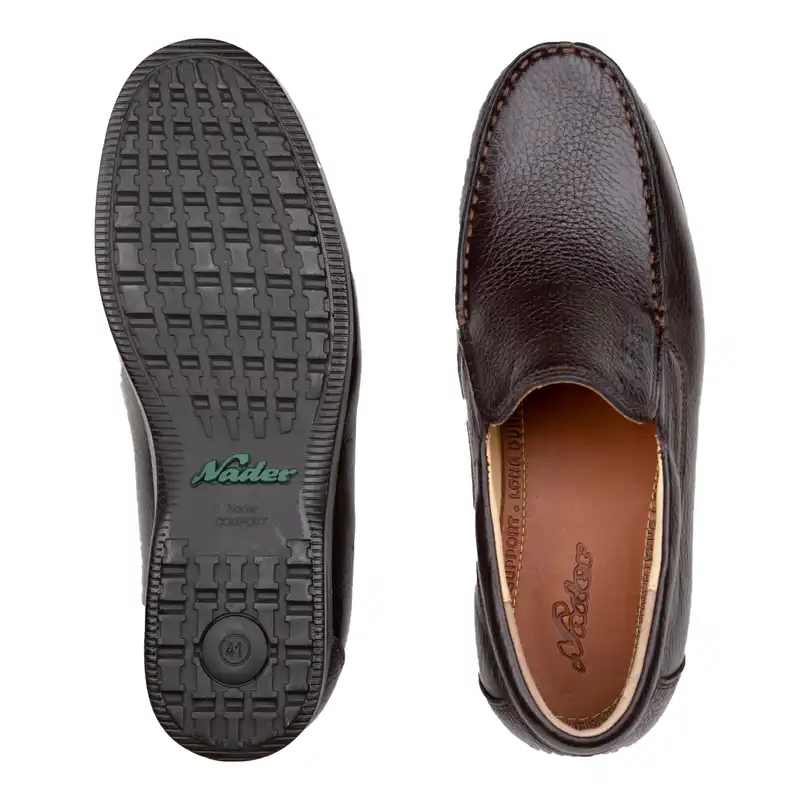 کفش طبی مردانه مدل نادر کد 288 رنگ قهوه ای