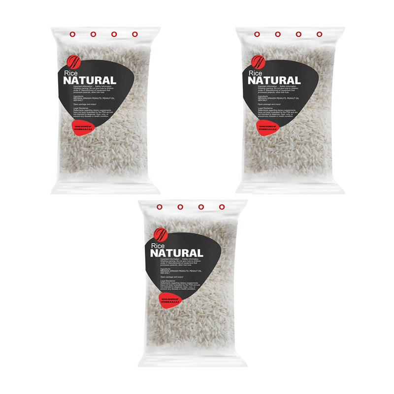 برنج جواهری آستانه نچرال - 2 کیلوگرم بسته 3 عددی