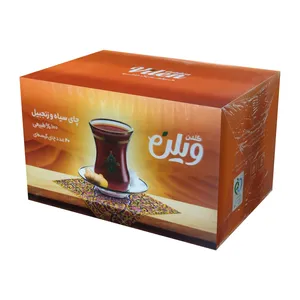 چای سیاه کیسه ای و زنجبیل طبیعی گلدن ویلن بسته 20 عددی