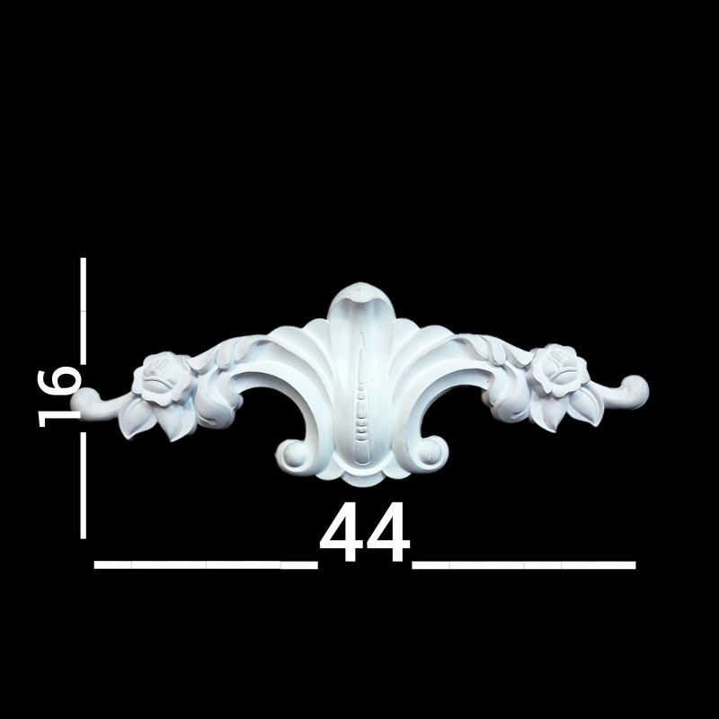 ابزار پیش ساخته مدل گل پی وی سی ممبران 44×16 بسته 2 عددی