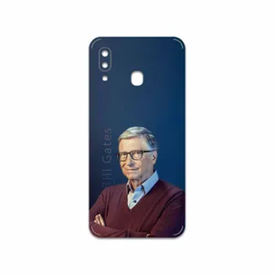 MAHOOT Bill Gates Cover Sticker for Samsung Galaxy A20