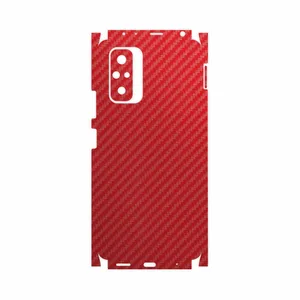 MAHOOT Red-Fiber-FullSkin Cover Sticker for Xiaomi Redmi Note 10 Pro