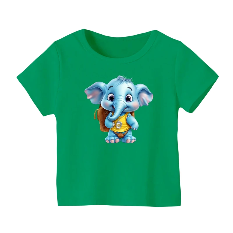 تی شرت آستین کوتاه بچگانه مدل فیل کد ۱۲