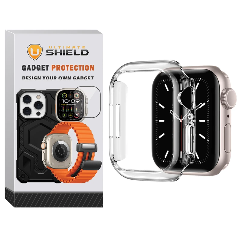 کاور آلتیمیت شیلد مدل Bare Guard UL مناسب برای اپل واچ Series SE 2022 Aluminum Case 44mm / SE 2021 Aluminum Case 44mm / Series 5 44mm / Series 6 44mm / SE 44mm