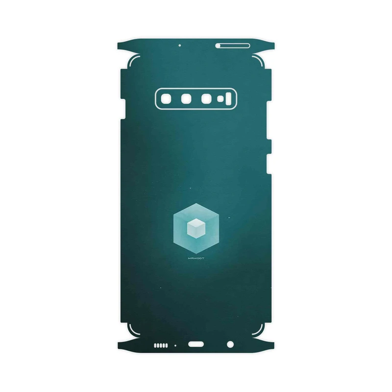 برچسب پوششی ماهوت مدل Minimal Cube icon-FullSkin مناسب برای گوشی موبایل سامسونگ Galaxy S10 Plus