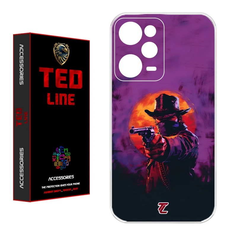 کاور تدلاین طرح رد دد ریدمپشن کد 1195 مناسب برای گوشی موبایل شیائومی Redmi Note 12 Pro 5G / Poco X5 Pro