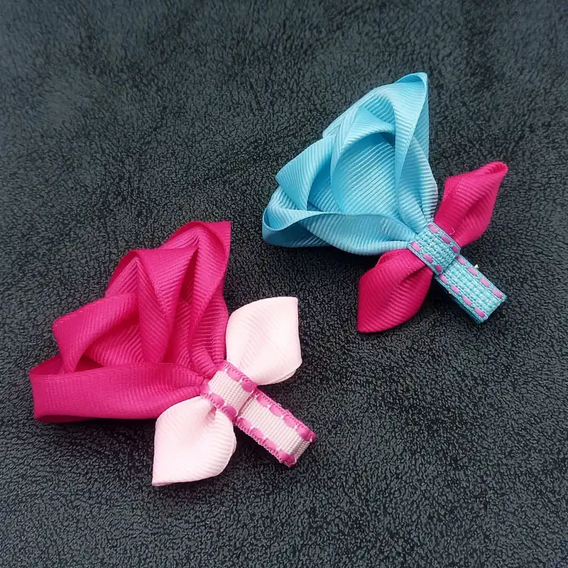 گیره مو دخترانه مدل رز کد 01091692