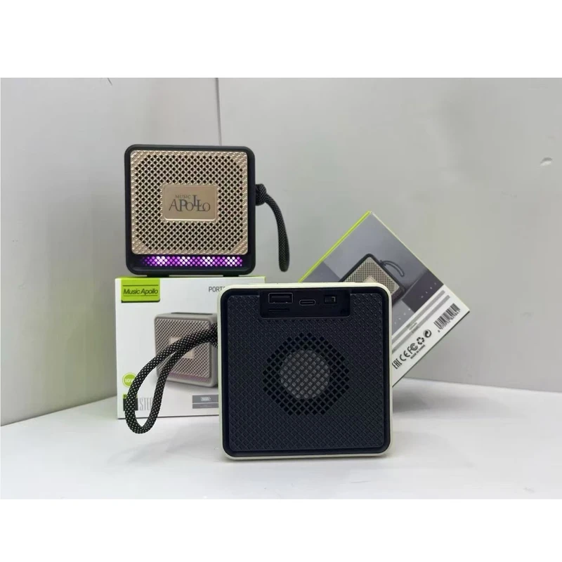 عکس شماره 16 : اسپیکر بلوتوثی قابل حمل موزیک آپولو مدل gena1