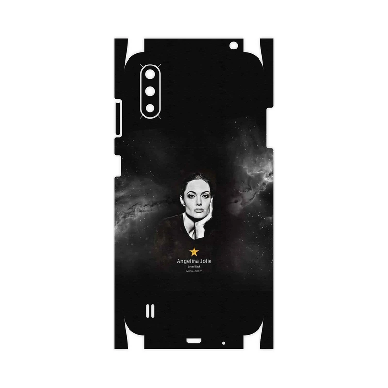 برچسب پوششی ماهوت مدل Angelina Jolie-FullSkin مناسب برای گوشی موبایل سامسونگ Galaxy A01