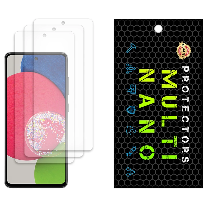 محافظ صفحه نمایش آنتی رفلکس مولتی نانو مدل X-S3M مناسب برای گوشی موبایل سامسونگ Galaxy A53 5G بسته سه عددی