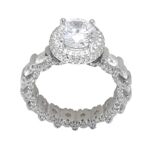 انگشتر نقره زنانه مدل سولیتر  کد 155