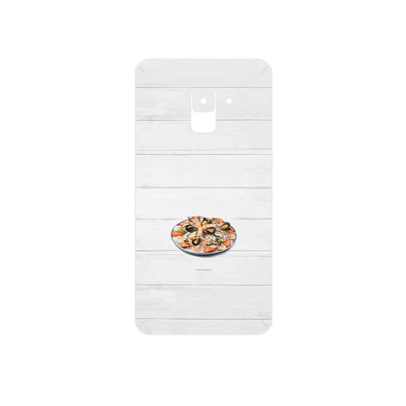 برچسب پوششی ماهوت مدل Seafood مناسب برای گوشی موبایل سامسونگ Galaxy A8 2018