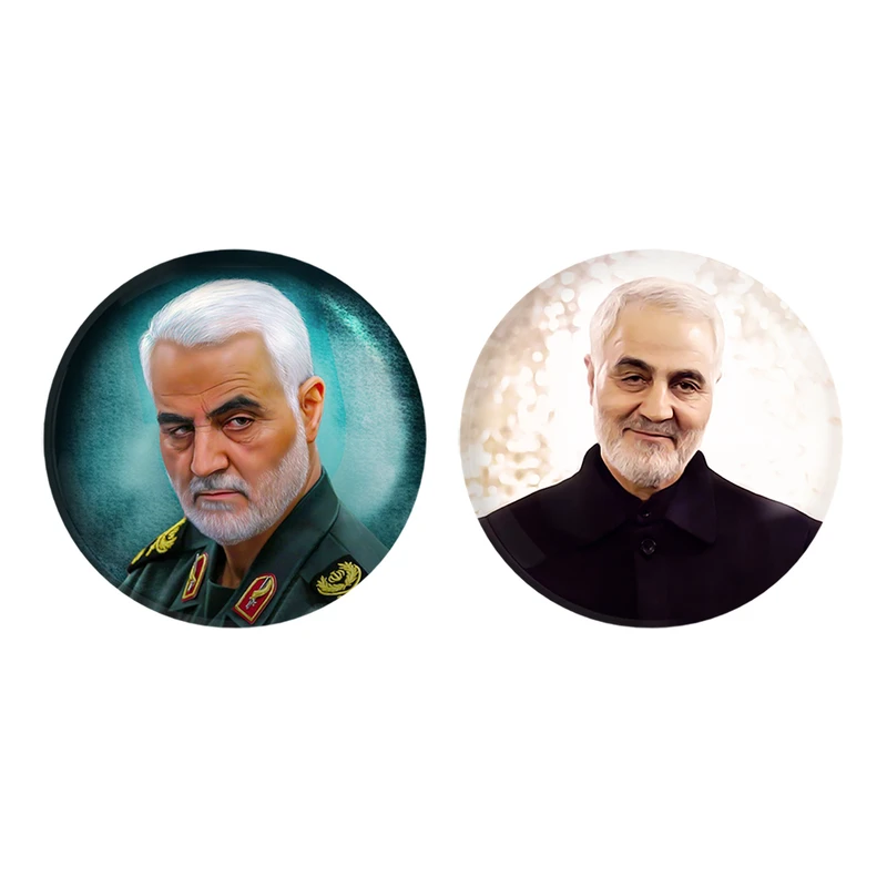مگنت خندالو طرح سردار سلیمانی کد 26002604 مجموعه 2 عددی