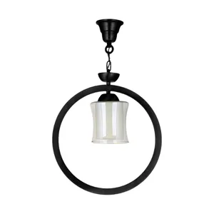 چراغ آویز 1 شعله چشمه نور مدل  B2657-1