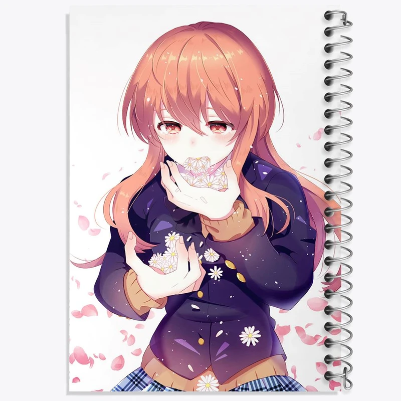 دفتر ژورنال نویسی 50 برگ خندالو مدل نقطه ای طرح شوکو نیشیمیا انیمه سایلنت ویس A Silent Voice کد 15795