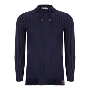 پلیور مردانه مدل یقه گرد بندی 2227DBL