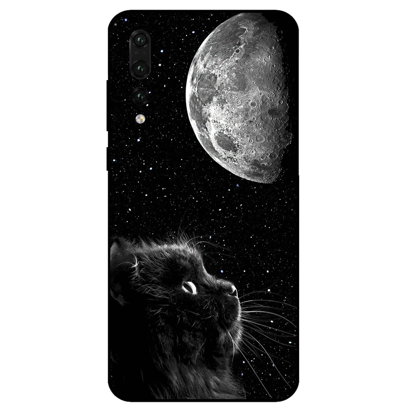 کاور مگافون طرح گربه مدل 1882 مناسب برای  گوشی موبایل هوآوی P20 Pro 